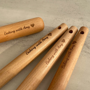 Personalised Silicone Baking Utensils 5 in 1 (Tiffany green)