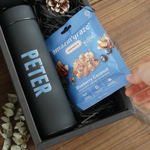 Load image into Gallery viewer, Classic gift set #1 ( Vacuum Flask, Amazing&#39; Graze Granola)
