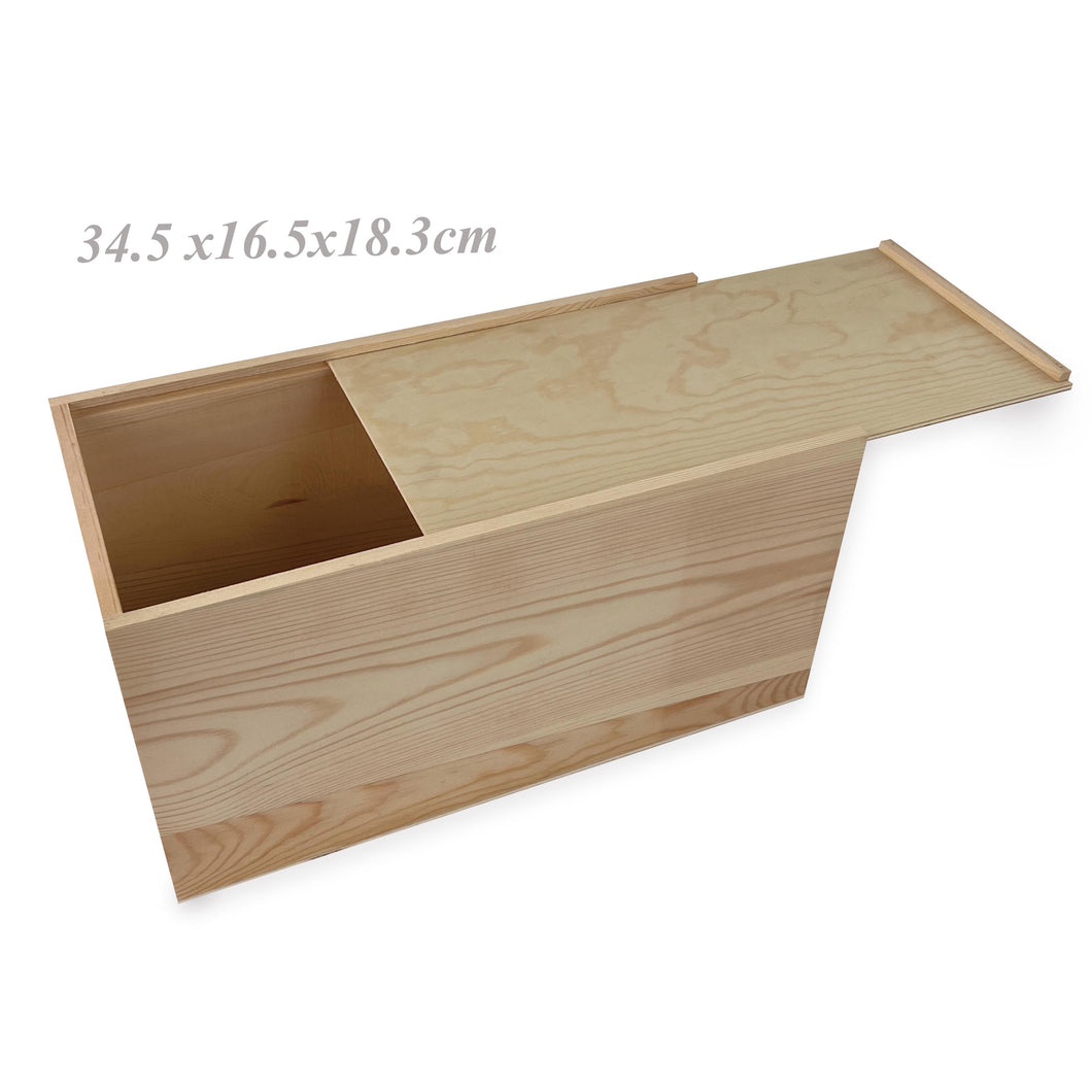 Wooden Box  - 34.5 x 16.5 x 18.3 cm (Personalizable)