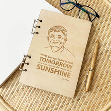 Load image into Gallery viewer, Personalized Wooden Notebook
