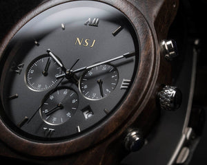 Personalized Wooden Watch – GentW001 ( 1 year warranty)