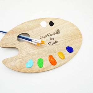 Personalized Wooden Artist Palette