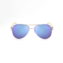 Load image into Gallery viewer, Personalized Bamboo Sunglasses- Aviator C015
