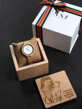 Load image into Gallery viewer, Personalized Wooden Watch – Joven Maple (1 year warranty)
