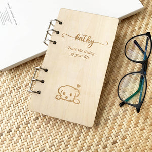Personalized Wooden Notebook
