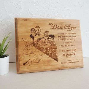 Personalized Bamboo Plaque