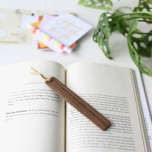 Load image into Gallery viewer, Personalized Wooden Bookmark
